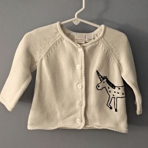 Unicorn cardigan from Hanna Andersson